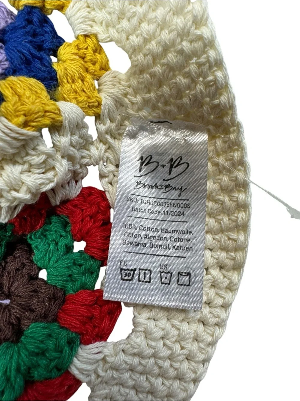 Brook + Bay crocheted bucket